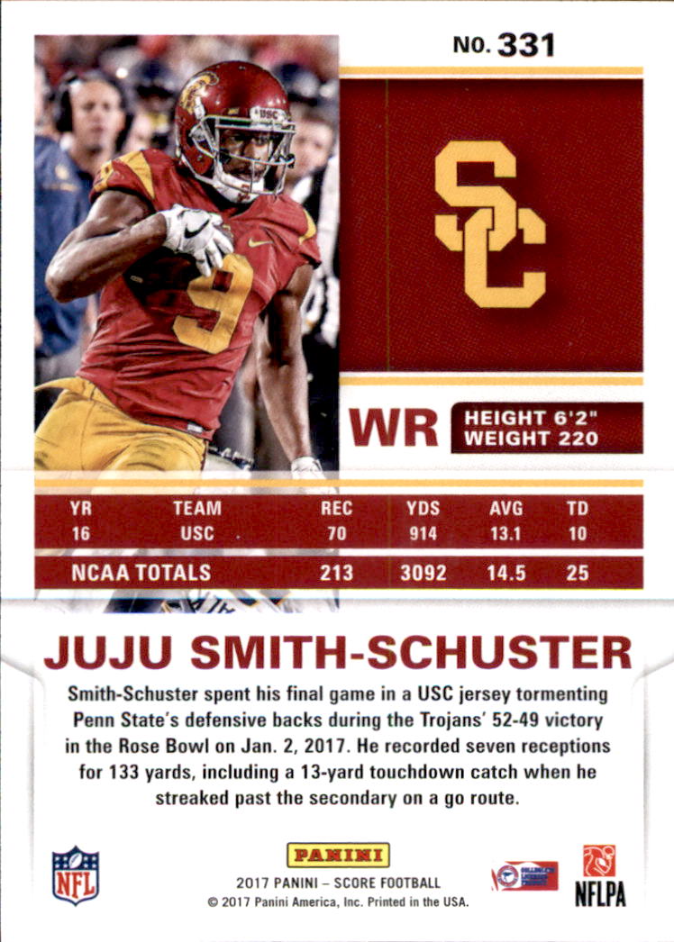 2017 Score Football Card Pick (Base) 254-440