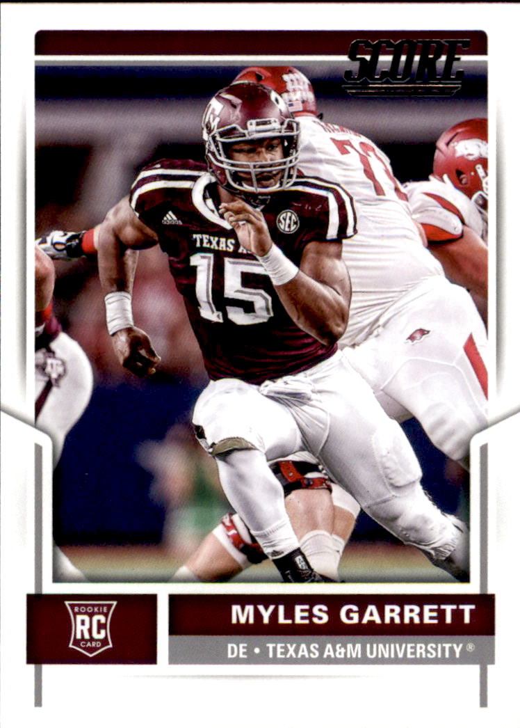 2017 Donruss #356 Myles Garrett Cleveland Browns Rookie Football Card