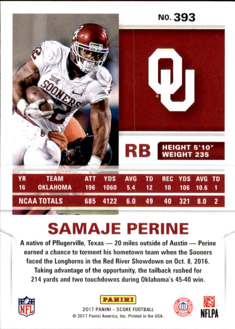 B2681- 2017 Score Football Cards 384-440 +Inserts -You Pick- 15+ FREE US SHIP - Picture 15 of 232