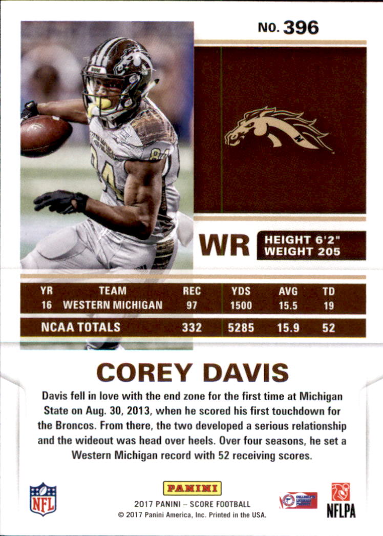 B2681- 2017 Score Football Cards 384-440 +Inserts -You Pick- 15+ FREE US SHIP - Picture 19 of 232