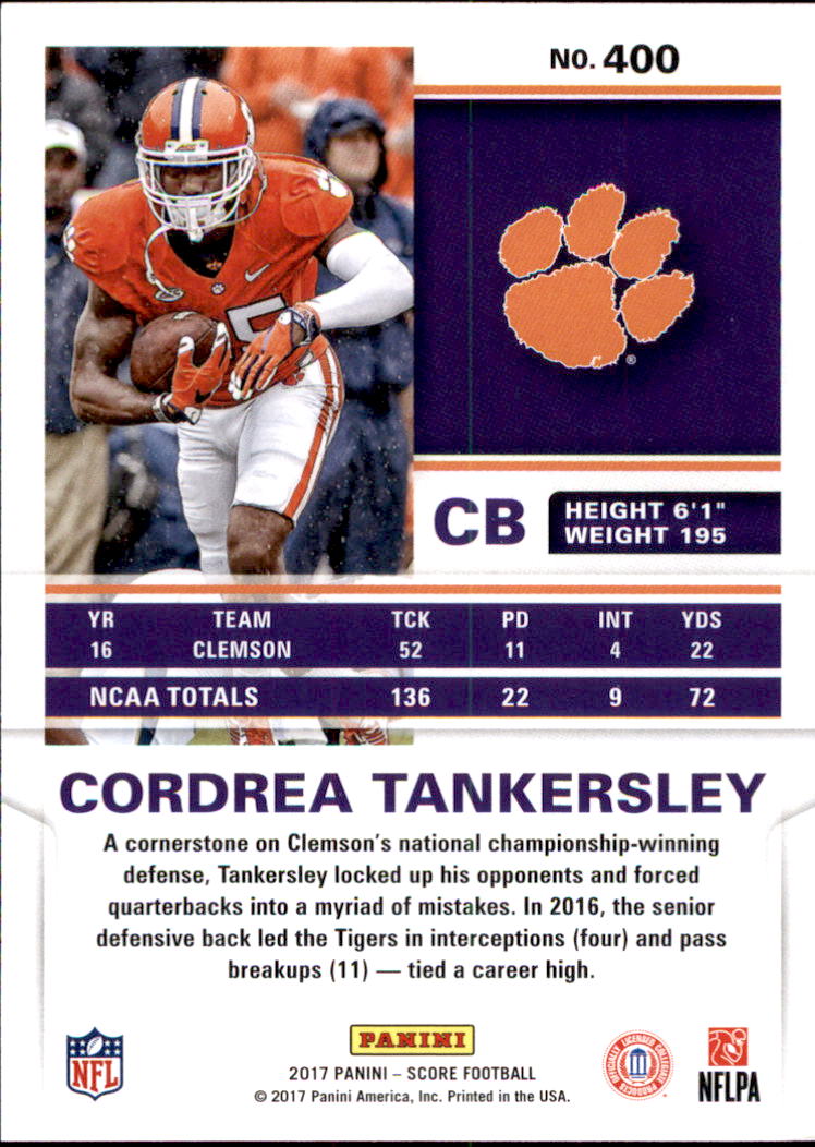 B2681- 2017 Score Football Cards 384-440 +Inserts -You Pick- 15+ FREE US SHIP - Picture 25 of 232