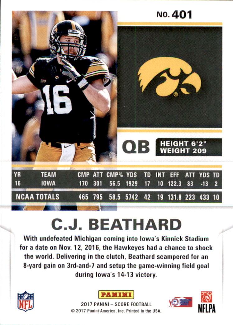 B2681- 2017 Score Football Cards 384-440 +Inserts -You Pick- 15+ FREE US SHIP - Picture 27 of 232