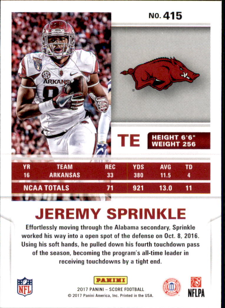 B2681- 2017 Score Football Cards 384-440 +Inserts -You Pick- 15+ FREE US SHIP - Picture 45 of 232