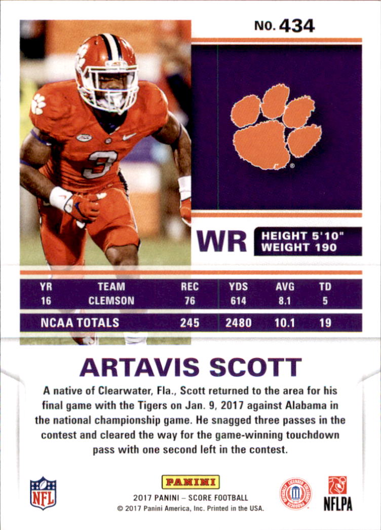 B2681- 2017 Score Football Cards 384-440 +Inserts -You Pick- 15+ FREE US SHIP - Picture 73 of 232