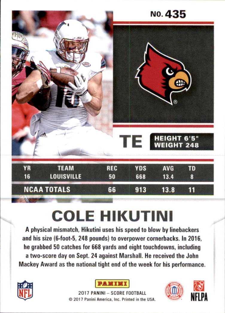 B2681- 2017 Score Football Cards 384-440 +Inserts -You Pick- 15+ FREE US SHIP - Picture 75 of 232