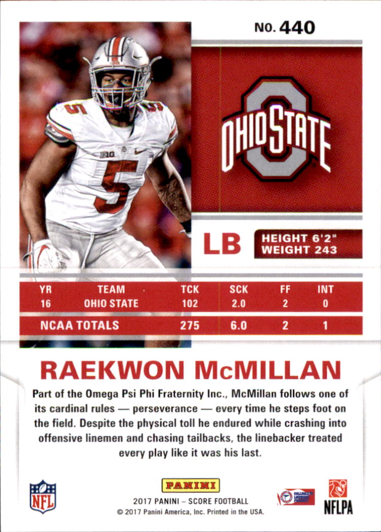 B2681- 2017 Score Football Cards 384-440 +Inserts -You Pick- 15+ FREE US SHIP - Picture 81 of 232