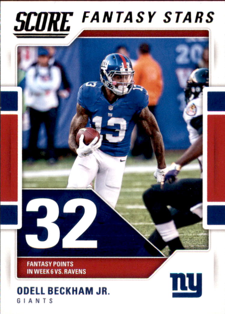 2017 Score Color Rush #19 Odell Beckham Jr. New York Giants at