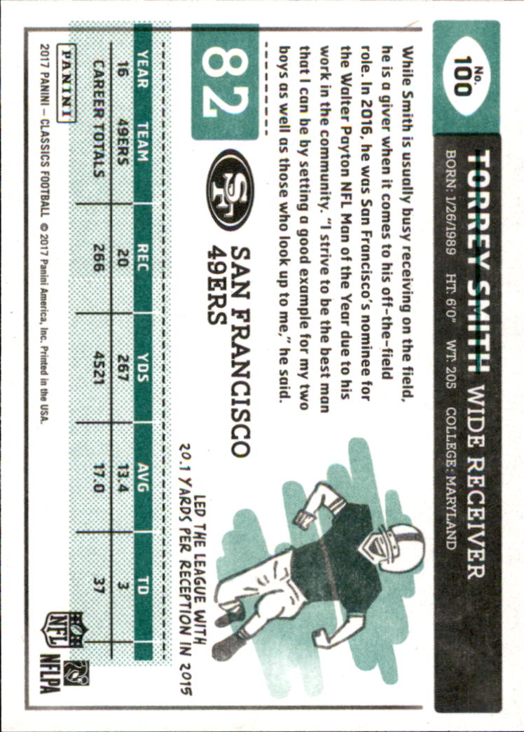 A0919- 2017 Classics Football Cards 1-210 +Rookies -You Pick- 15+ FREE US SHIP - Picture 134 of 228