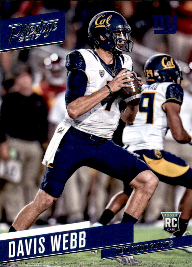 : 2017 Panini Playoff #206 Davis Webb Rookie NM-MT NY