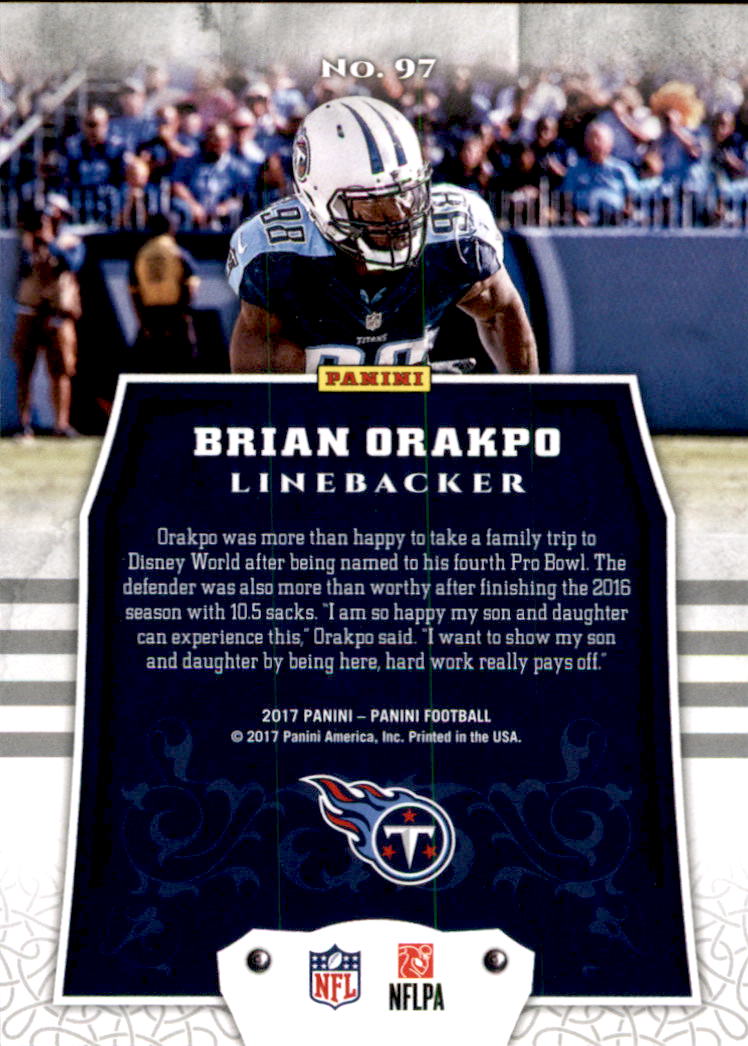 A2440- 2017 Panini Football Card #s 1-200 +Rookies -You Pick- 15+ FREE US SHIP - Picture 159 of 211