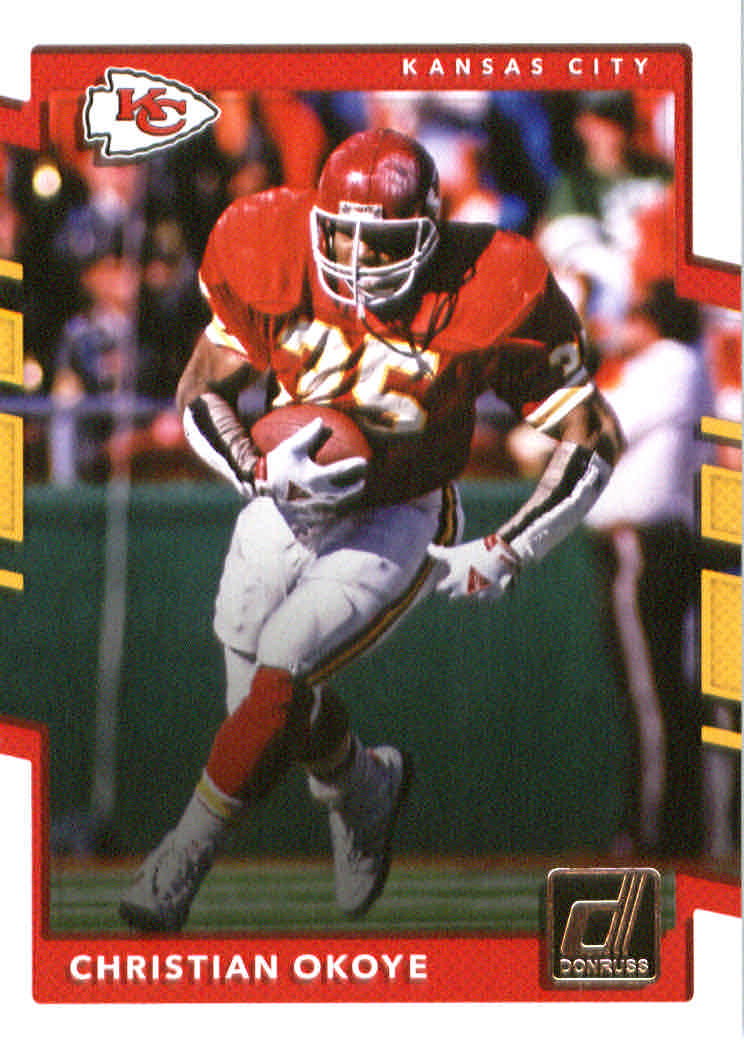 : Football NFL 1991 Pinnacle #367 Christian Okoye #367