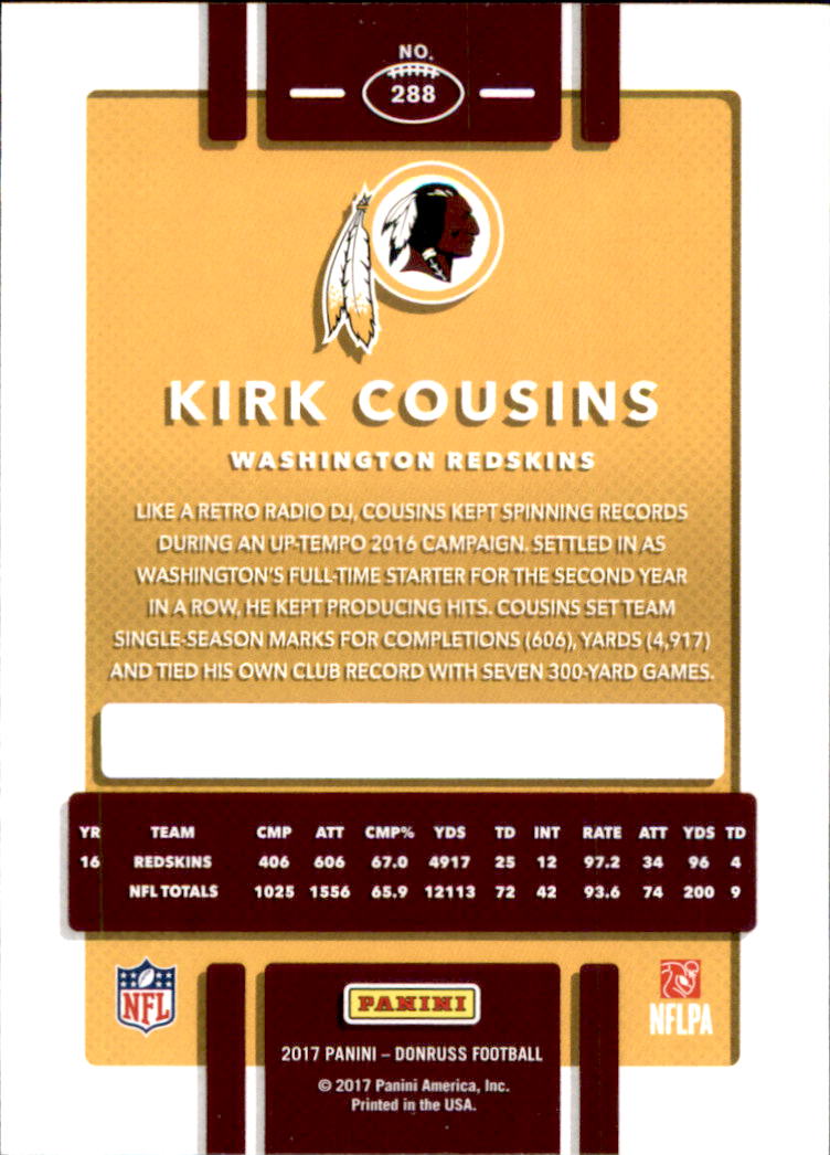 B5926- 2017 Donruss Football #s 251-400 +Inserts -You Pick- 15+ FREE US SHIP - Picture 62 of 219