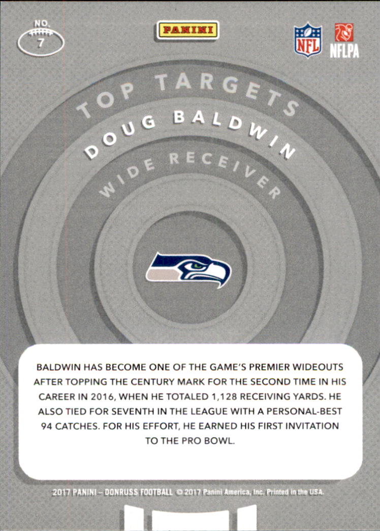 B5926- 2017 Donruss Football #s 251-400 +Inserts -You Pick- 15+ FREE US SHIP - Picture 215 of 219