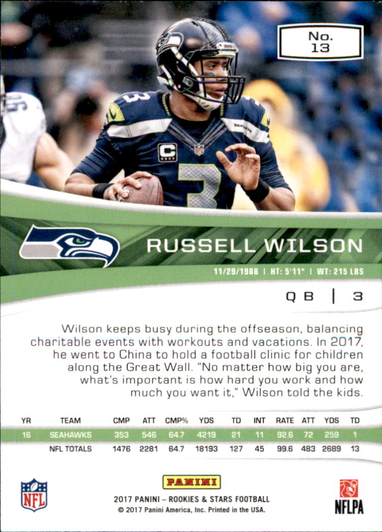 A2418- 2017 Rookies and Stars FB Cards 1-283 +RCs -You Pick- 15+ FREE US SHIP - Picture 7 of 79