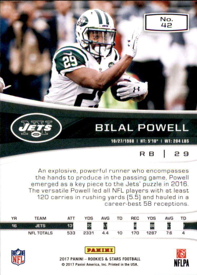 A2418- 2017 Rookies and Stars FB Cards 1-283 +RCs -You Pick- 15+ FREE US SHIP - Picture 19 of 79