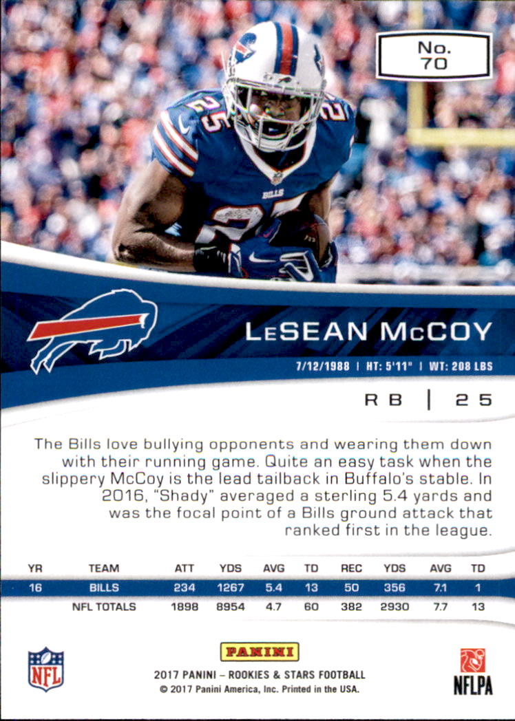 A2418- 2017 Rookies and Stars FB Cards 1-283 +RCs -You Pick- 15+ FREE US SHIP - Picture 29 of 79