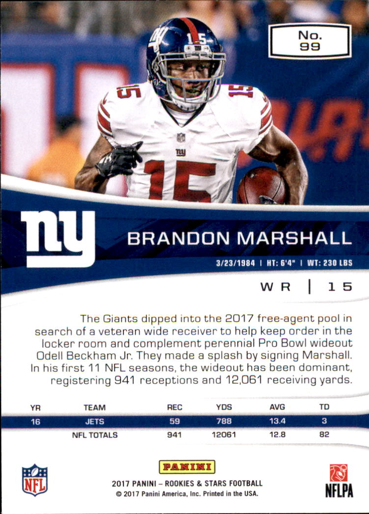 A2418- 2017 Rookies and Stars FB Cards 1-283 +RCs -You Pick- 15+ FREE US SHIP - Picture 35 of 79