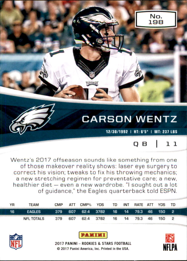 A2418- 2017 Rookies and Stars FB Cards 1-283 +RCs -You Pick- 15+ FREE US SHIP - Picture 59 of 79