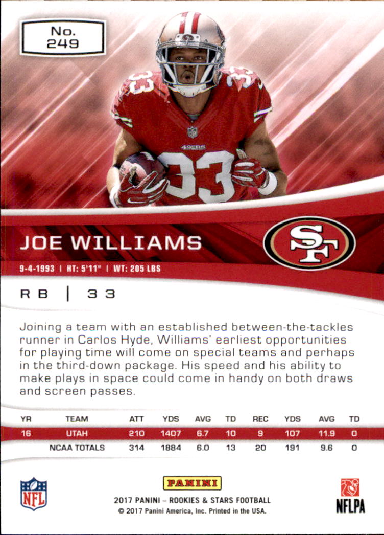 A2418- 2017 Rookies and Stars FB Cards 1-283 +RCs -You Pick- 15+ FREE US SHIP - Picture 73 of 79