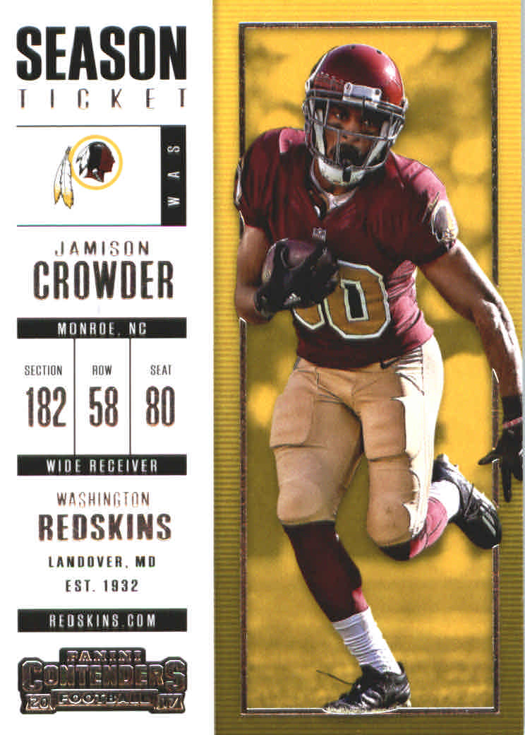 2017 Panini Contenders #88 Jamison Crowder