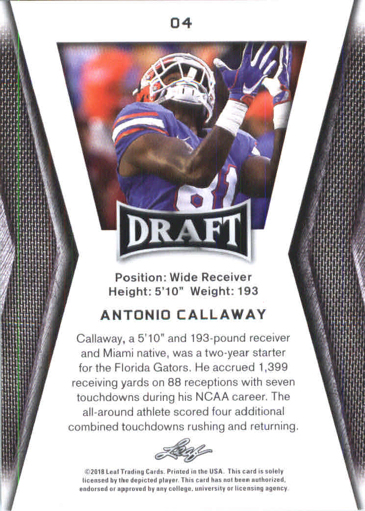 B0201- 2018 Leaf Draft FB Card #s 1-60 +Inserts -You Pick- 15+ FREE US SHIP - Picture 7 of 145