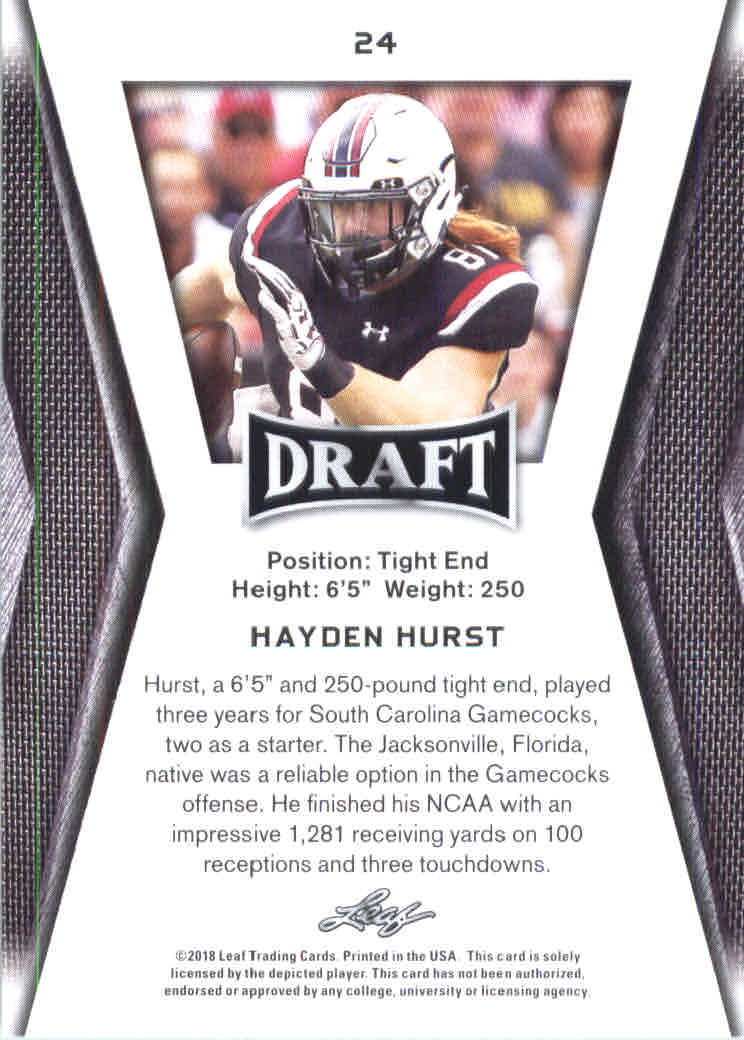 B0201- 2018 Leaf Draft FB Card #s 1-60 +Inserts -You Pick- 15+ FREE US SHIP - Picture 39 of 145