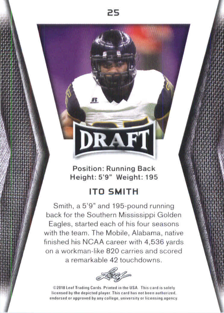 B0201- 2018 Leaf Draft FB Card #s 1-60 +Inserts -You Pick- 15+ FREE US SHIP - Picture 41 of 145