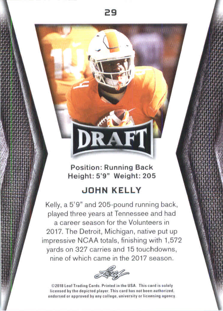 B0201- 2018 Leaf Draft FB Card #s 1-60 +Inserts -You Pick- 15+ FREE US SHIP - Picture 47 of 145