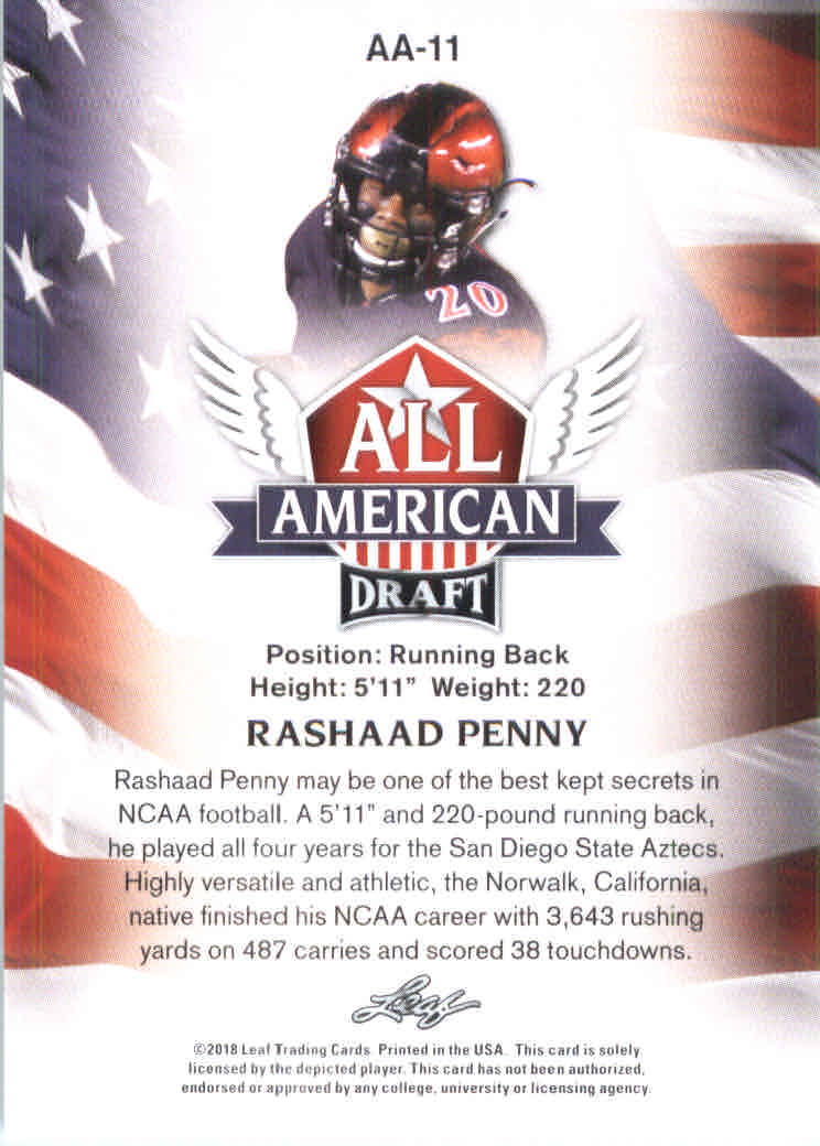 B0201- 2018 Leaf Draft FB Card #s 1-60 +Inserts -You Pick- 15+ FREE US SHIP - Picture 93 of 145