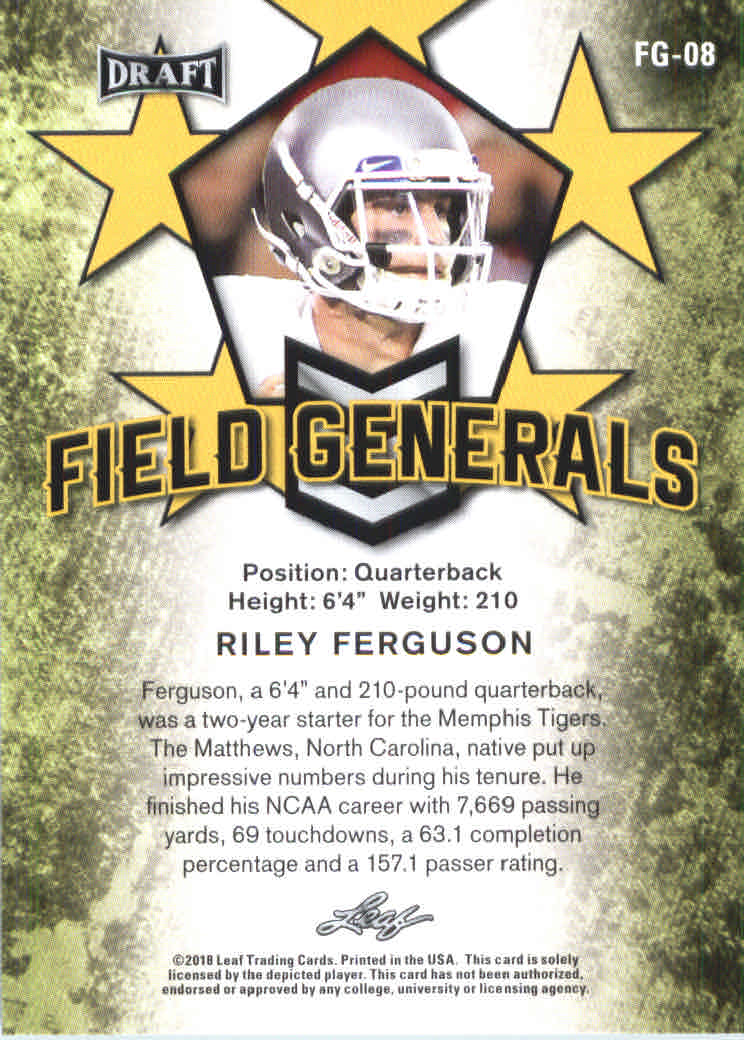 B0201- 2018 Leaf Draft FB Card #s 1-60 +Inserts -You Pick- 15+ FREE US SHIP - Picture 101 of 145