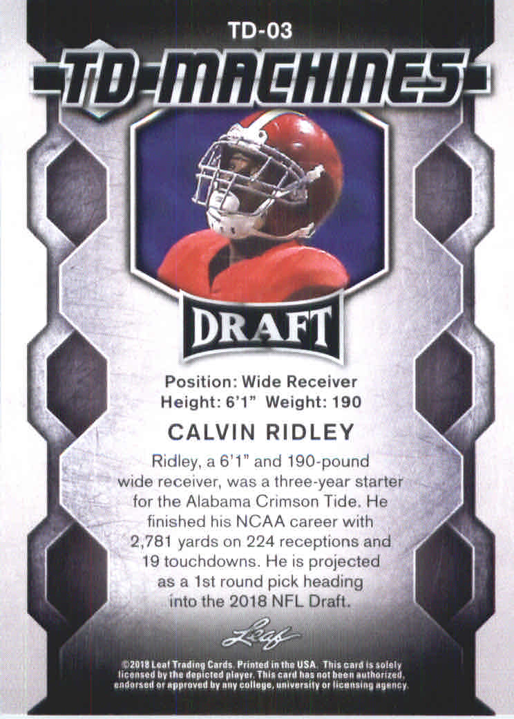 B0201- 2018 Leaf Draft FB Card #s 1-60 +Inserts -You Pick- 15+ FREE US SHIP - Picture 117 of 145