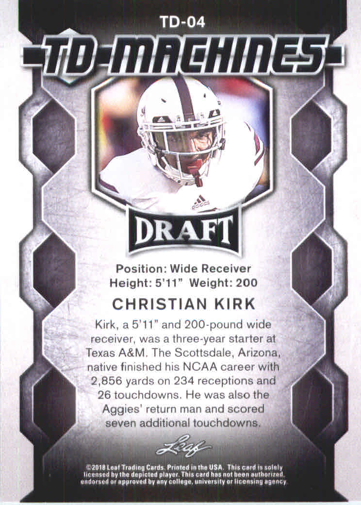 B0201- 2018 Leaf Draft FB Card #s 1-60 +Inserts -You Pick- 15+ FREE US SHIP - Picture 119 of 145