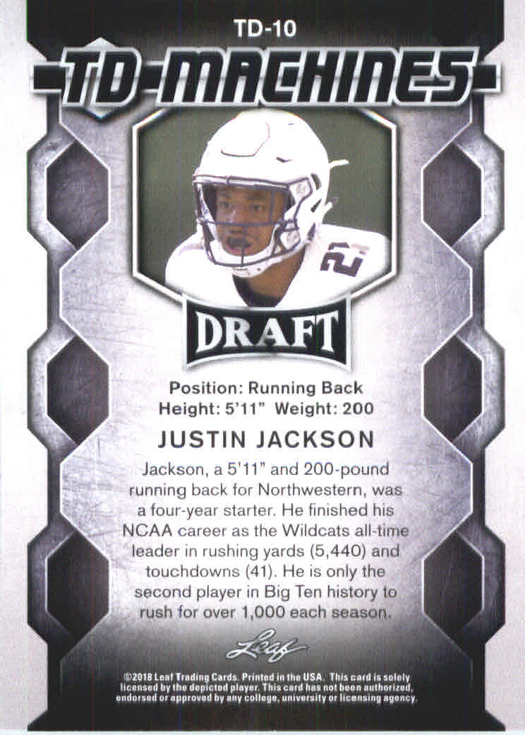 B0201- 2018 Leaf Draft FB Card #s 1-60 +Inserts -You Pick- 15+ FREE US SHIP - Picture 131 of 145