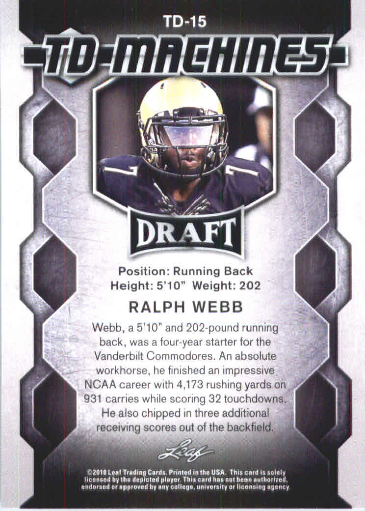 B0201- 2018 Leaf Draft FB Card #s 1-60 +Inserts -You Pick- 15+ FREE US SHIP - Picture 137 of 145