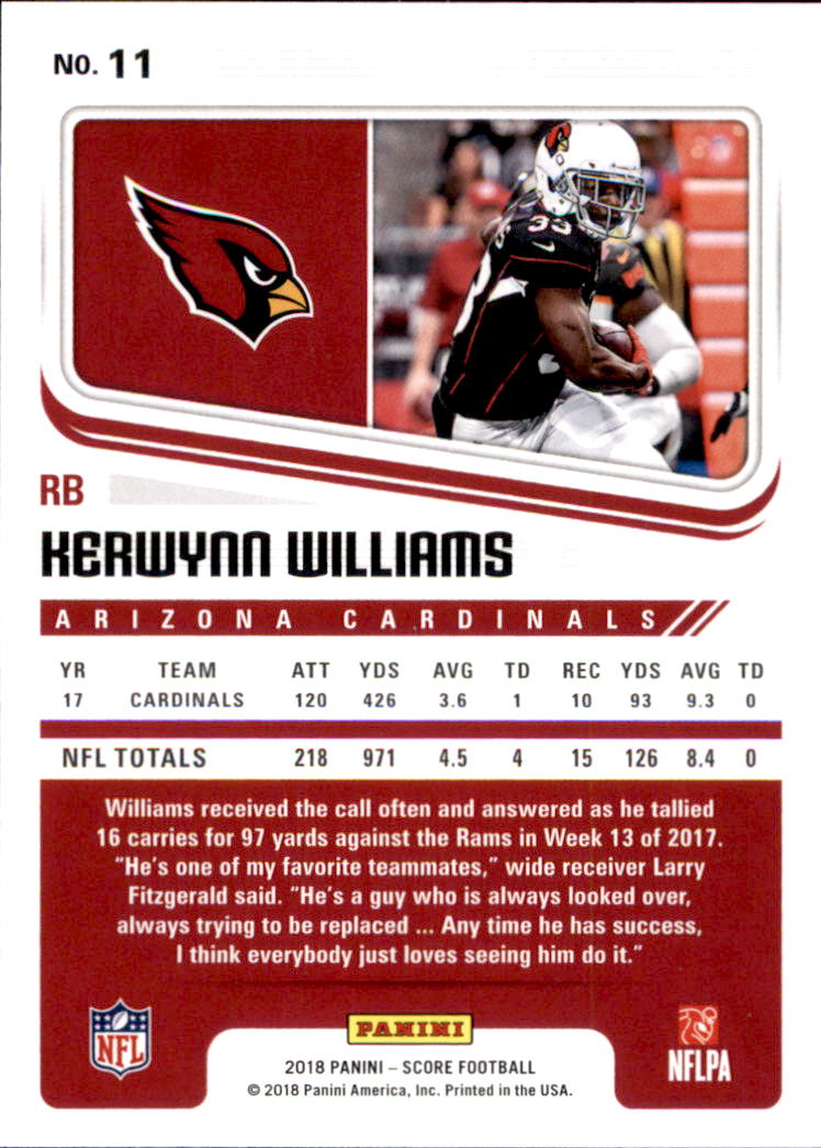 A8999- 2018 Score Football Card #s 1-250 -You Pick- 15+ FREE US SHIP - Picture 17 of 325