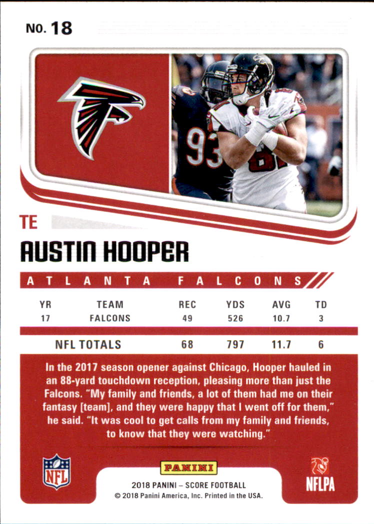 A8999- 2018 Score Football Card #s 1-250 -You Pick- 15+ FREE US SHIP - Picture 27 of 325