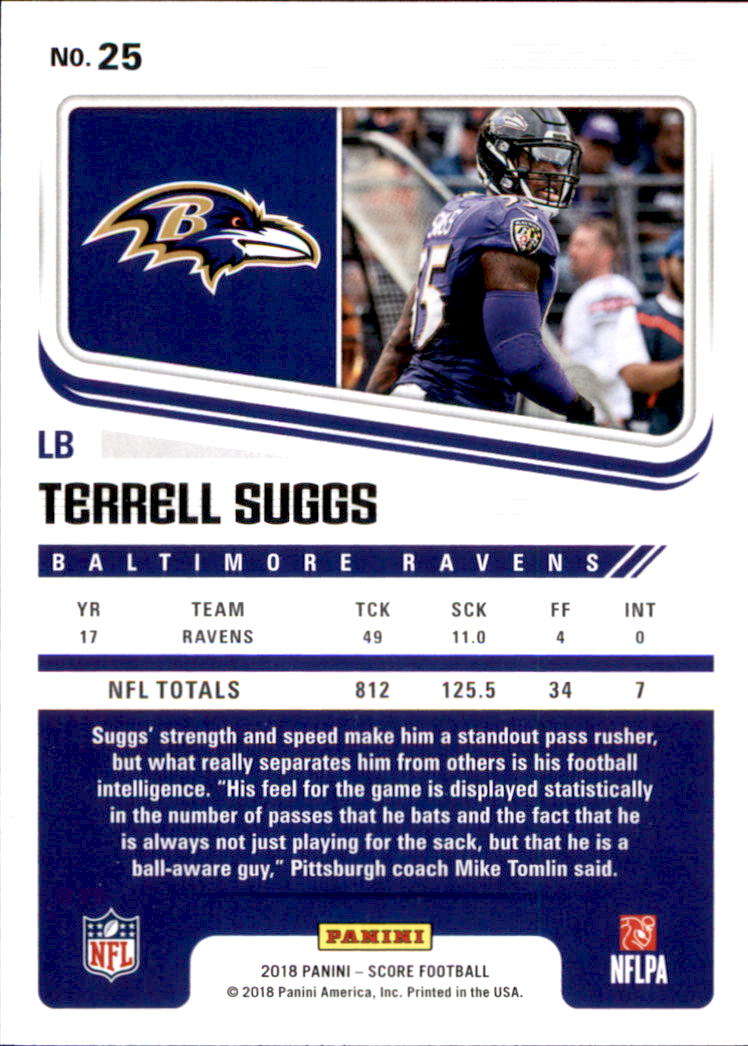 A8999- 2018 Score Football Card #s 1-250 -You Pick- 15+ FREE US SHIP - Picture 37 of 325