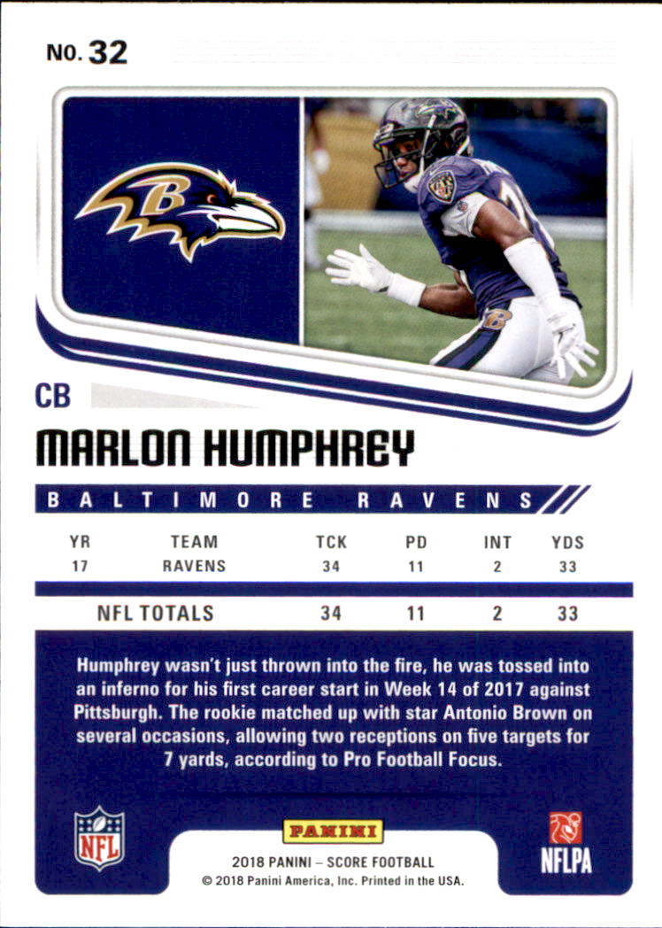 A8999- 2018 Score Football Card #s 1-250 -You Pick- 15+ FREE US SHIP - Picture 47 of 325