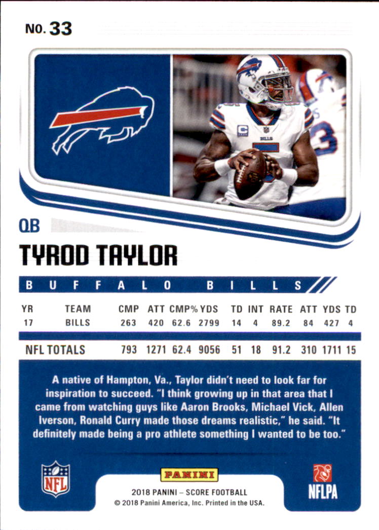 A8999- 2018 Score Football Card #s 1-250 -You Pick- 15+ FREE US SHIP - Picture 49 of 325