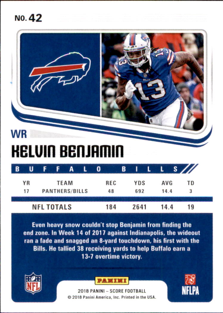 A8999- 2018 Score Football Card #s 1-250 -You Pick- 15+ FREE US SHIP - Picture 59 of 325