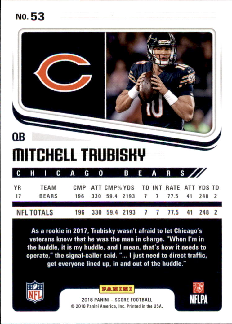 A8999- 2018 Score Football Card #s 1-250 -You Pick- 15+ FREE US SHIP - Picture 71 of 325