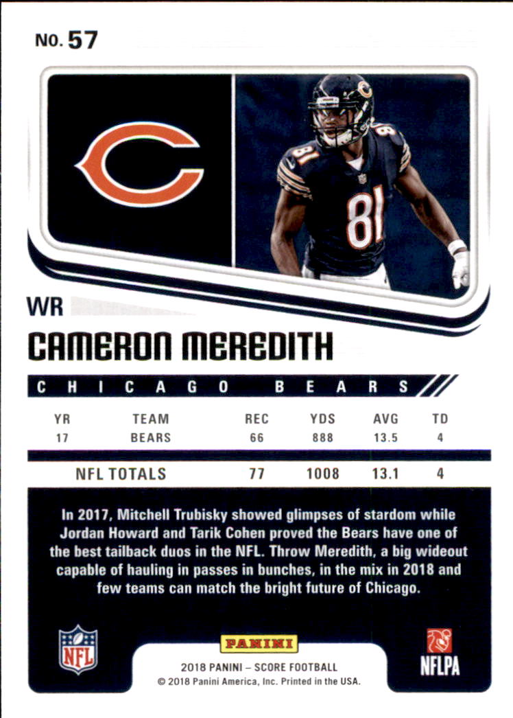 A8999- 2018 Score Football Card #s 1-250 -You Pick- 15+ FREE US SHIP - Picture 79 of 325