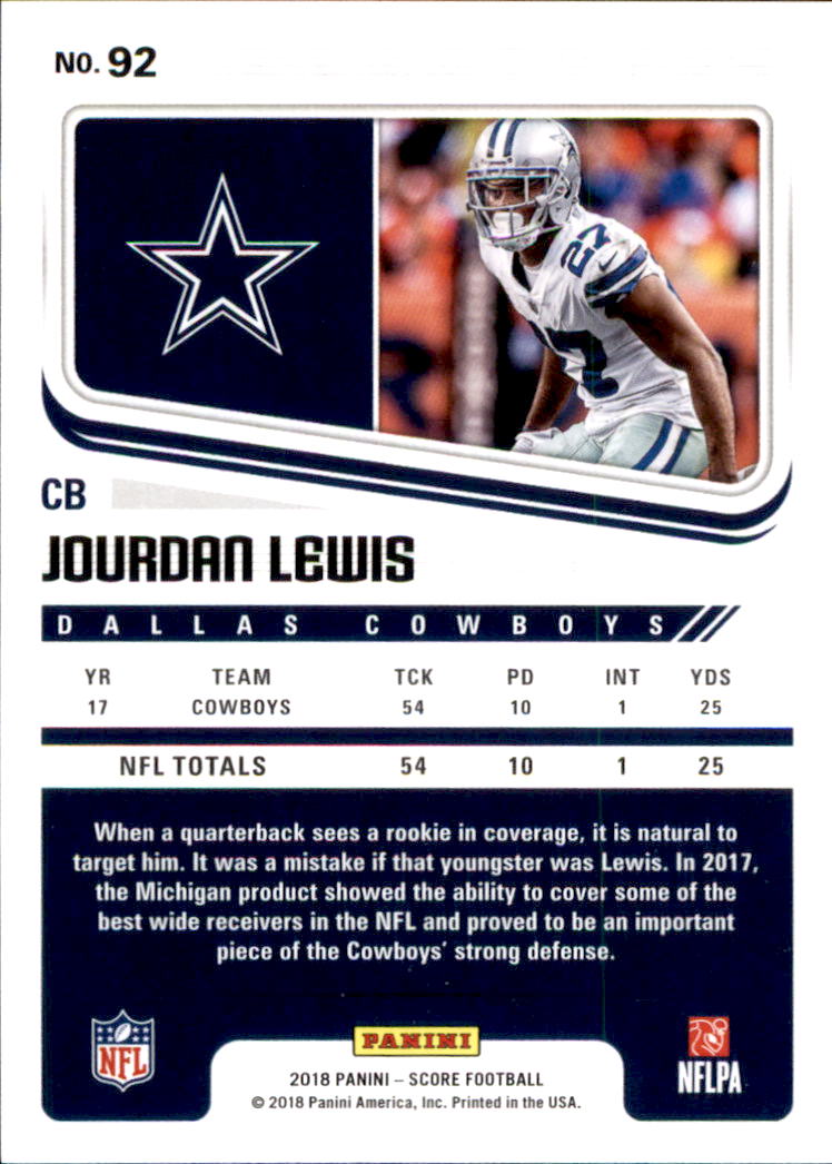 A8999- 2018 Score Football Card #s 1-250 -You Pick- 15+ FREE US SHIP - Picture 125 of 325