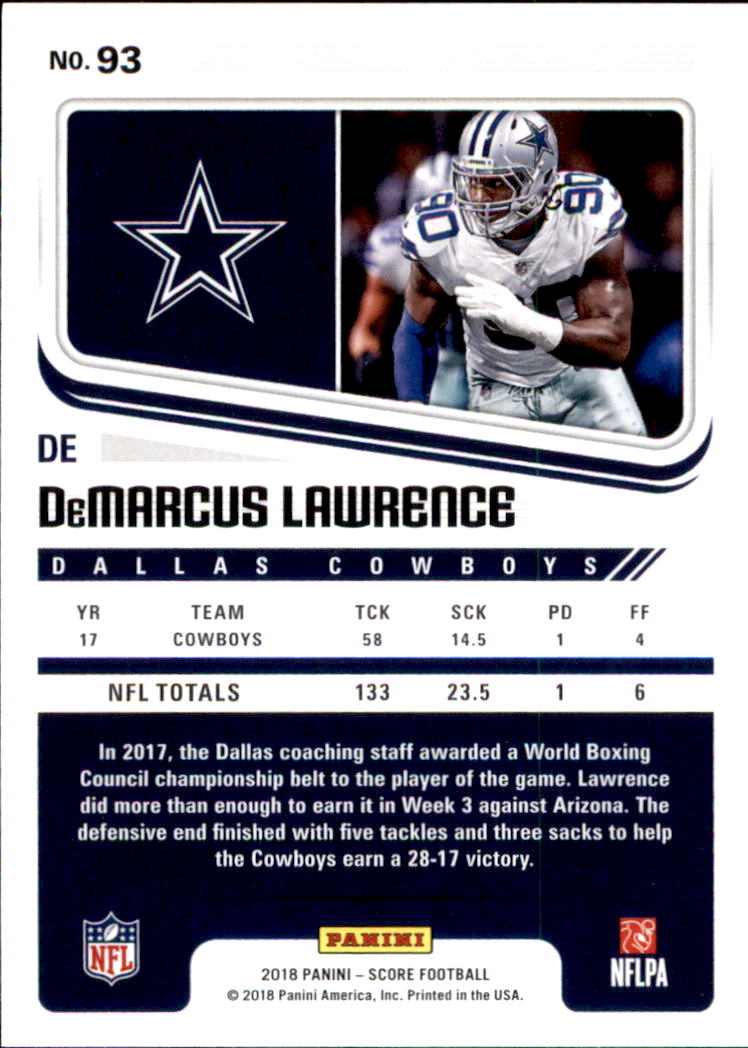 A8999- 2018 Score Football Card #s 1-250 -You Pick- 15+ FREE US SHIP - Picture 127 of 325