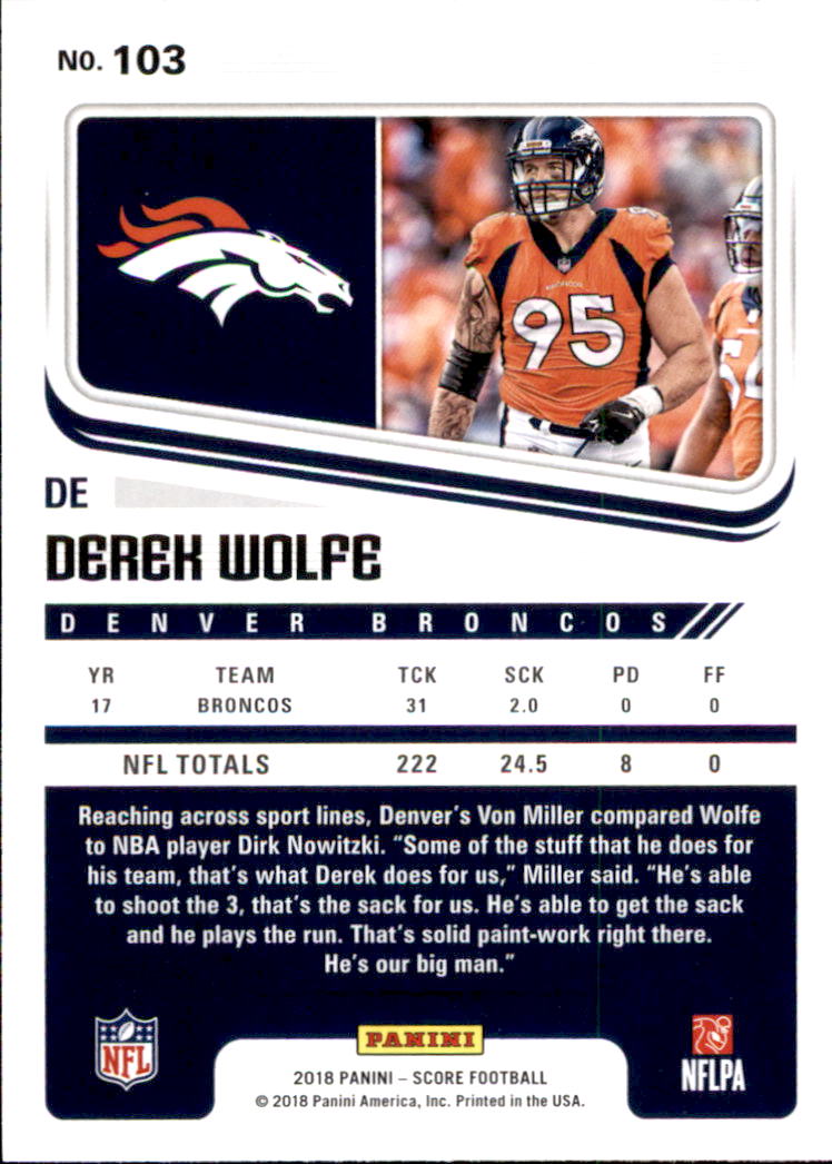 A8999- 2018 Score Football Card #s 1-250 -You Pick- 15+ FREE US SHIP - Picture 143 of 325