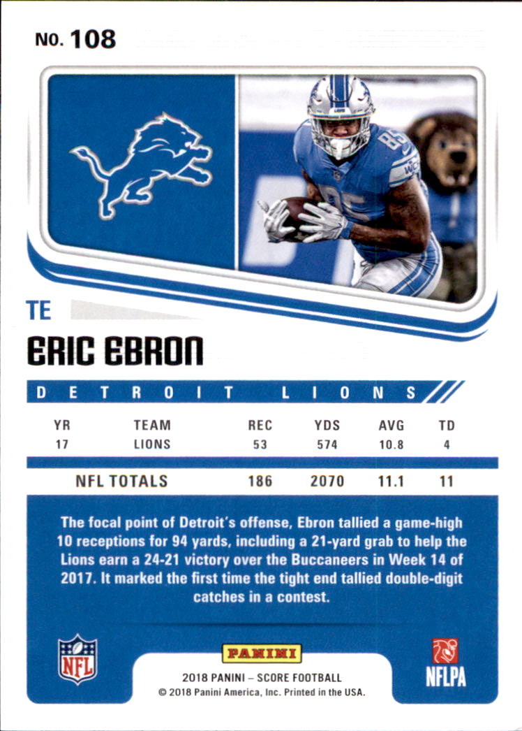 A8999- 2018 Score Football Card #s 1-250 -You Pick- 15+ FREE US SHIP - Picture 147 of 325