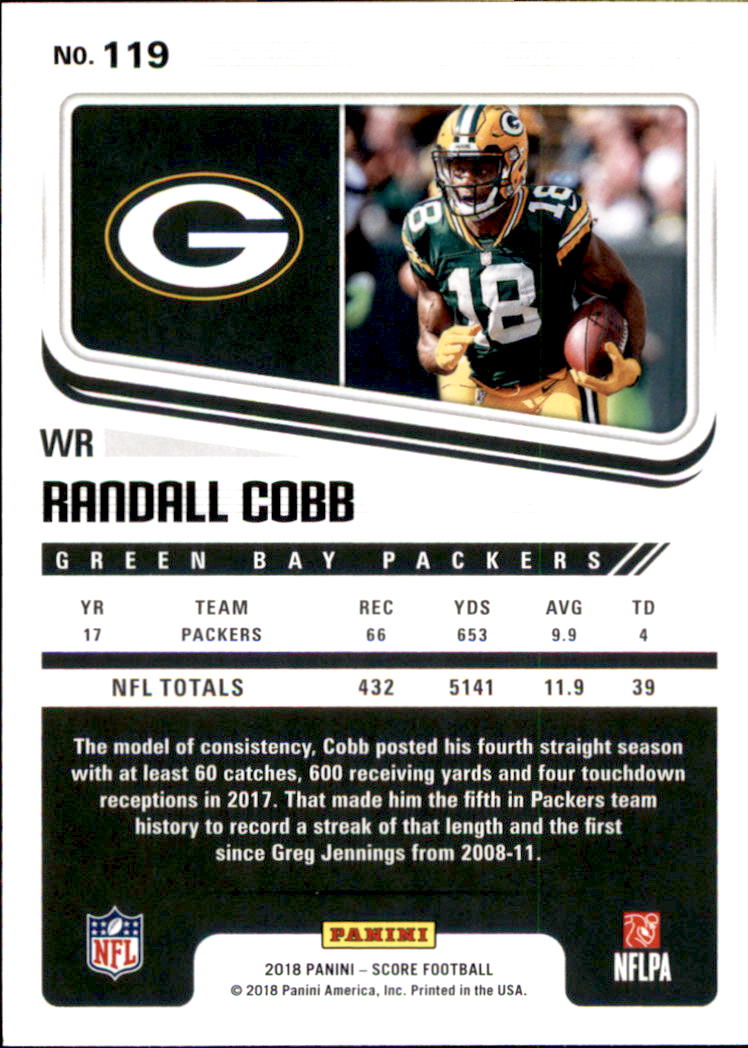A8999- 2018 Score Football Card #s 1-250 -You Pick- 15+ FREE US SHIP - Picture 157 of 325