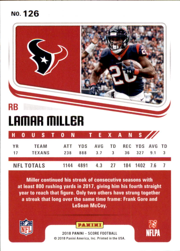 A8999- 2018 Score Football Card #s 1-250 -You Pick- 15+ FREE US SHIP - Picture 163 of 325