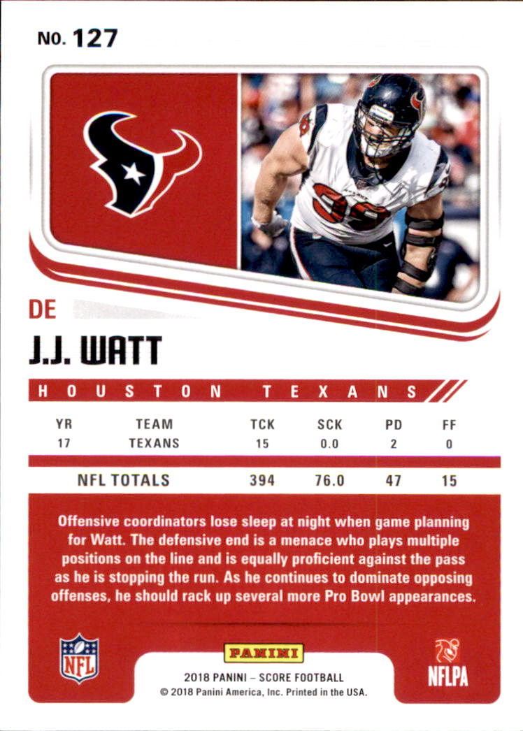 A8999- 2018 Score Football Card #s 1-250 -You Pick- 15+ FREE US SHIP - Picture 165 of 325