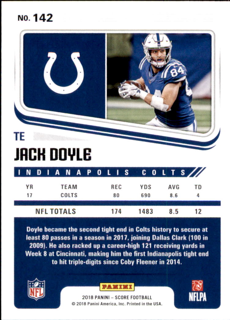A8999- 2018 Score Football Card #s 1-250 -You Pick- 15+ FREE US SHIP - Picture 187 of 325